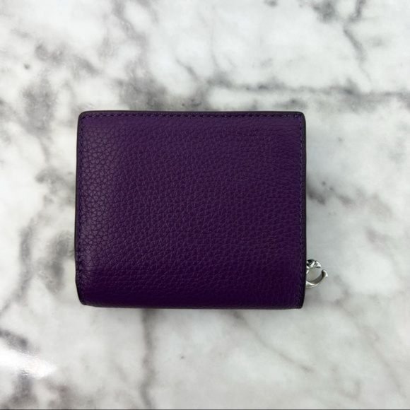 ❗️Sold❗️Coach Purple Small Town Bucket Bag Crossbody Shoulder Bag & Snap Wallet - Picture 12 of 16